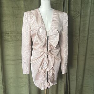 Atoir Chic Cream Ruffle Dress, US6